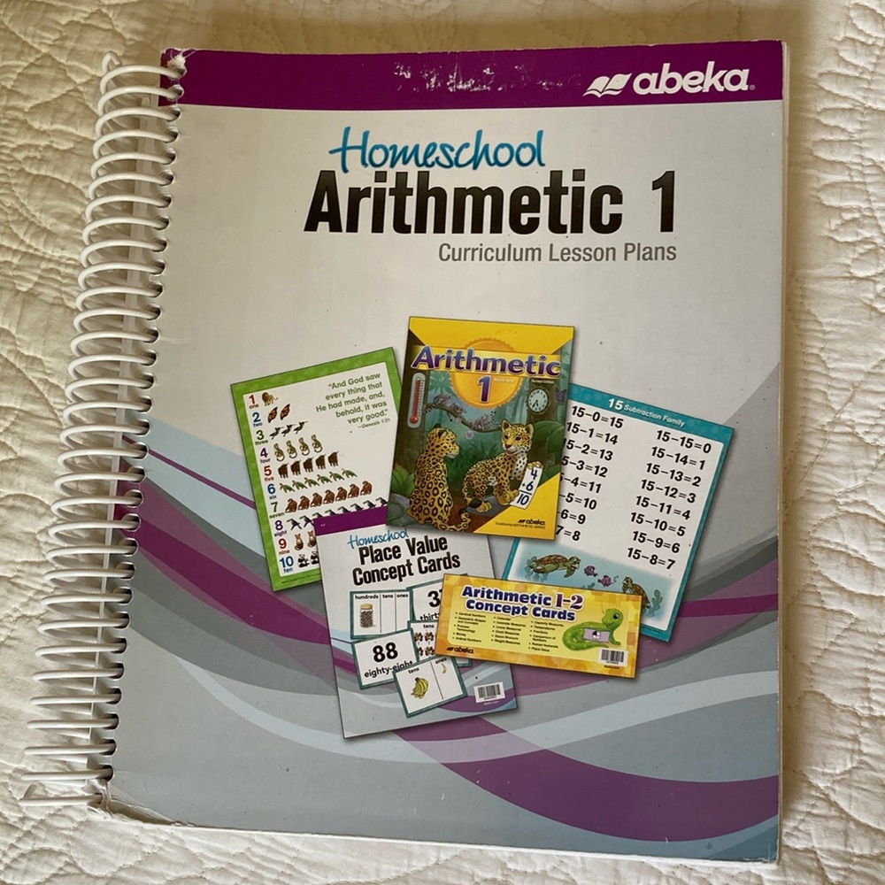 Abeka Arithmetic 1 Homeschool Lesson Plans